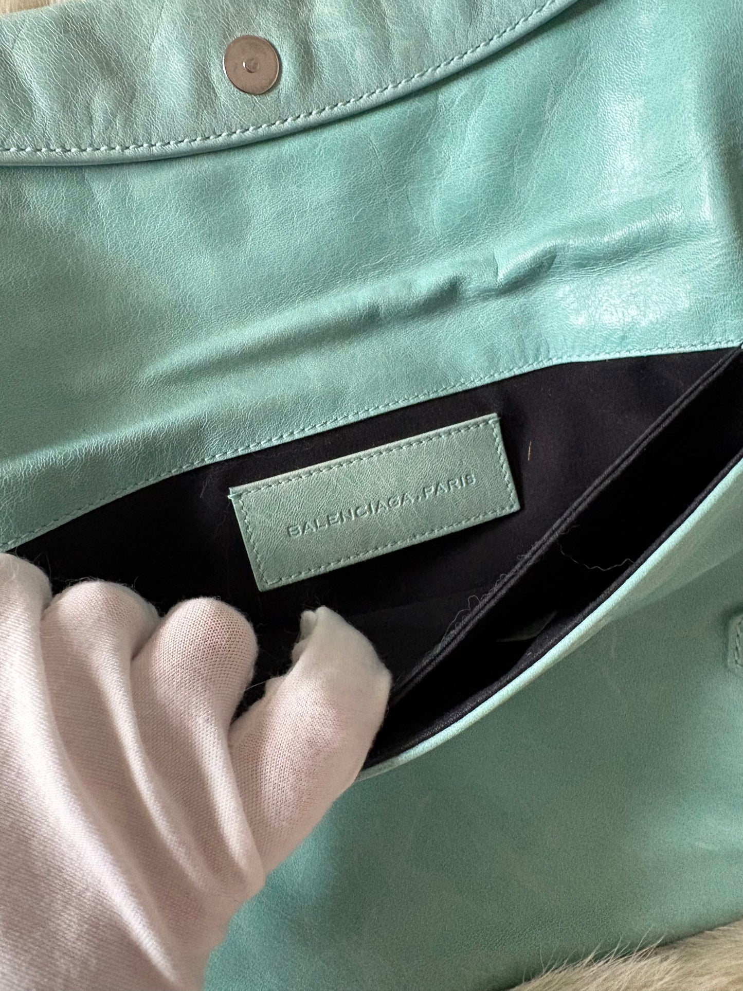 Balenciaga Giant Envelope Clutch Bag