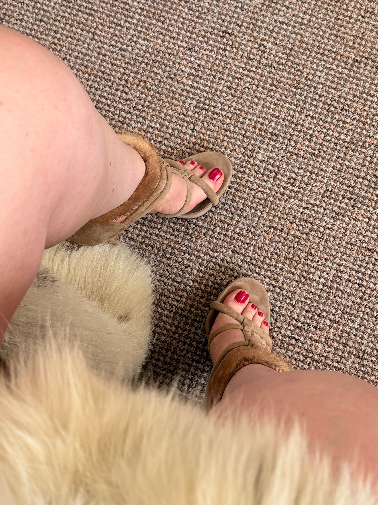 Gucci Mink Fur Heels