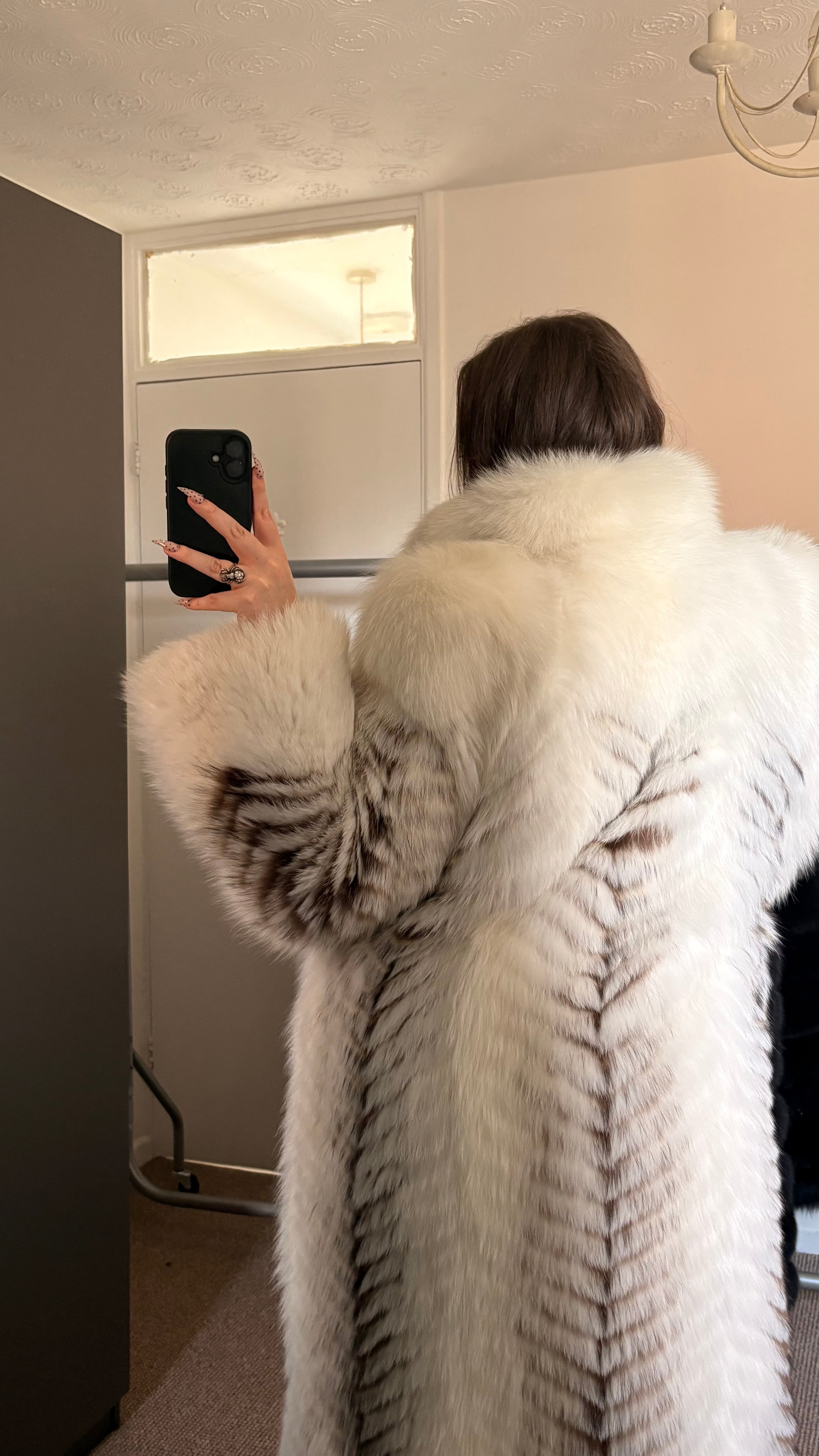 Vintage fox fur coat