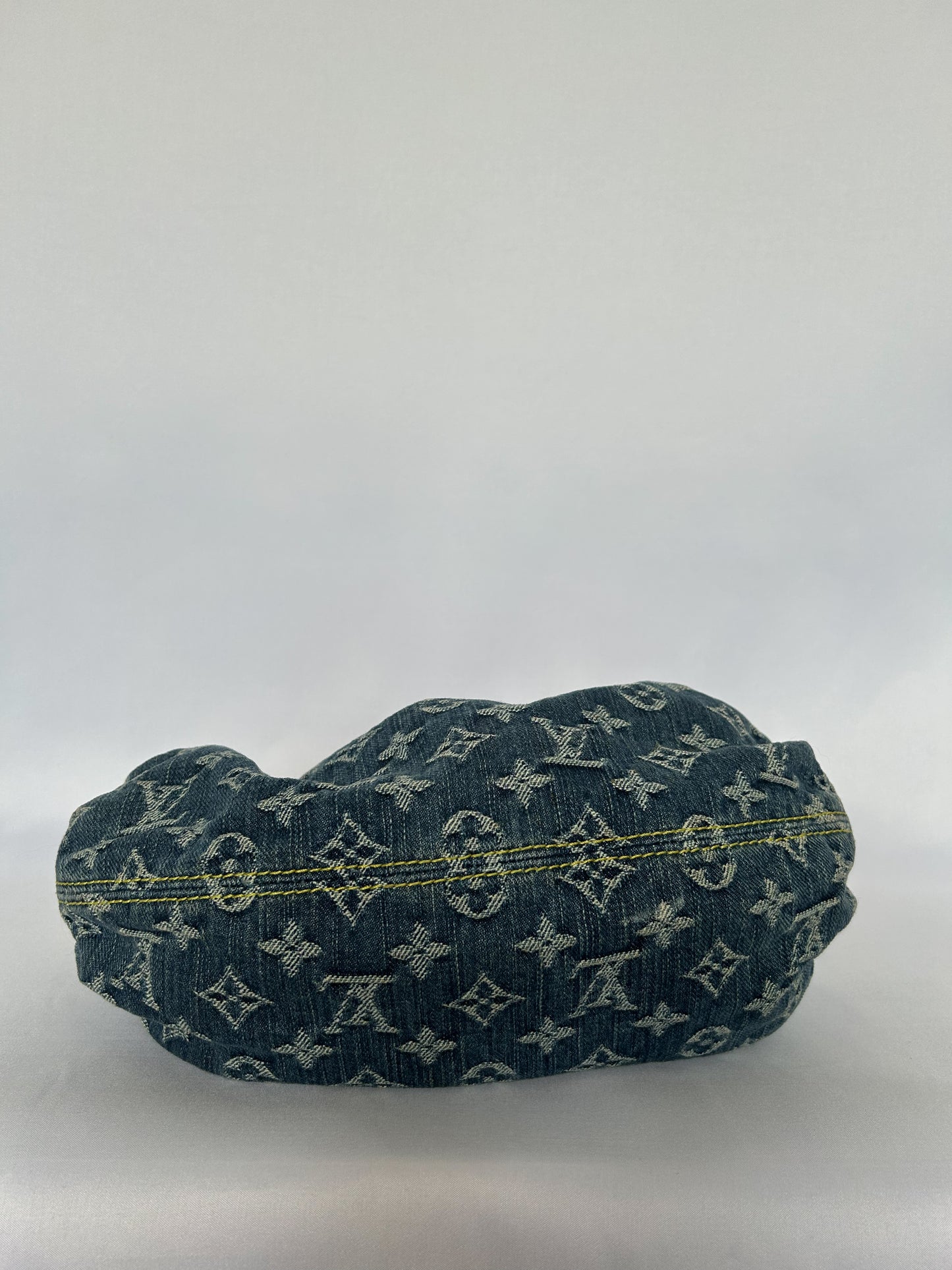 Louis Vuitton denim monogram pleaty bag