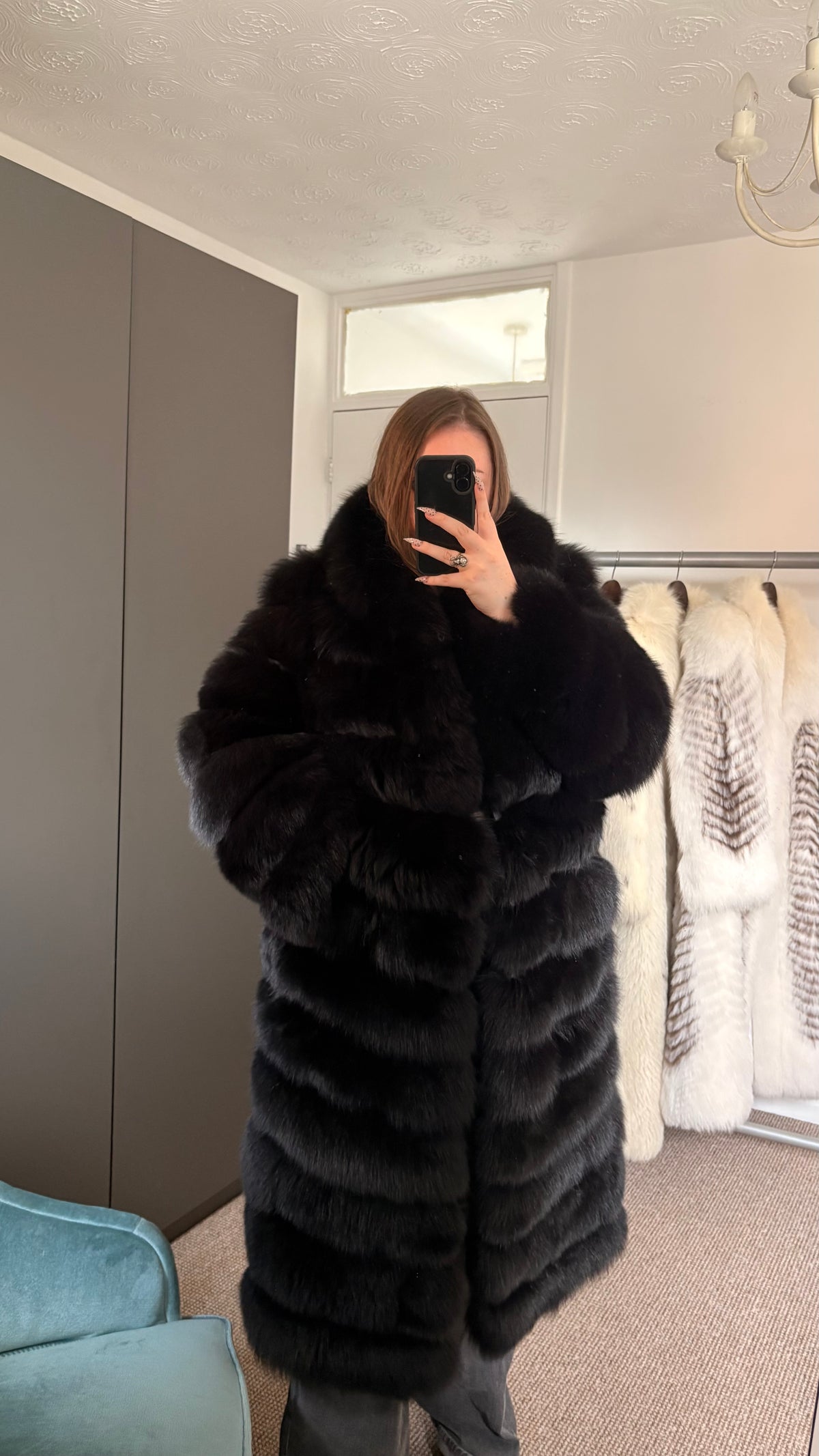 Vintage Fox Fur Coat