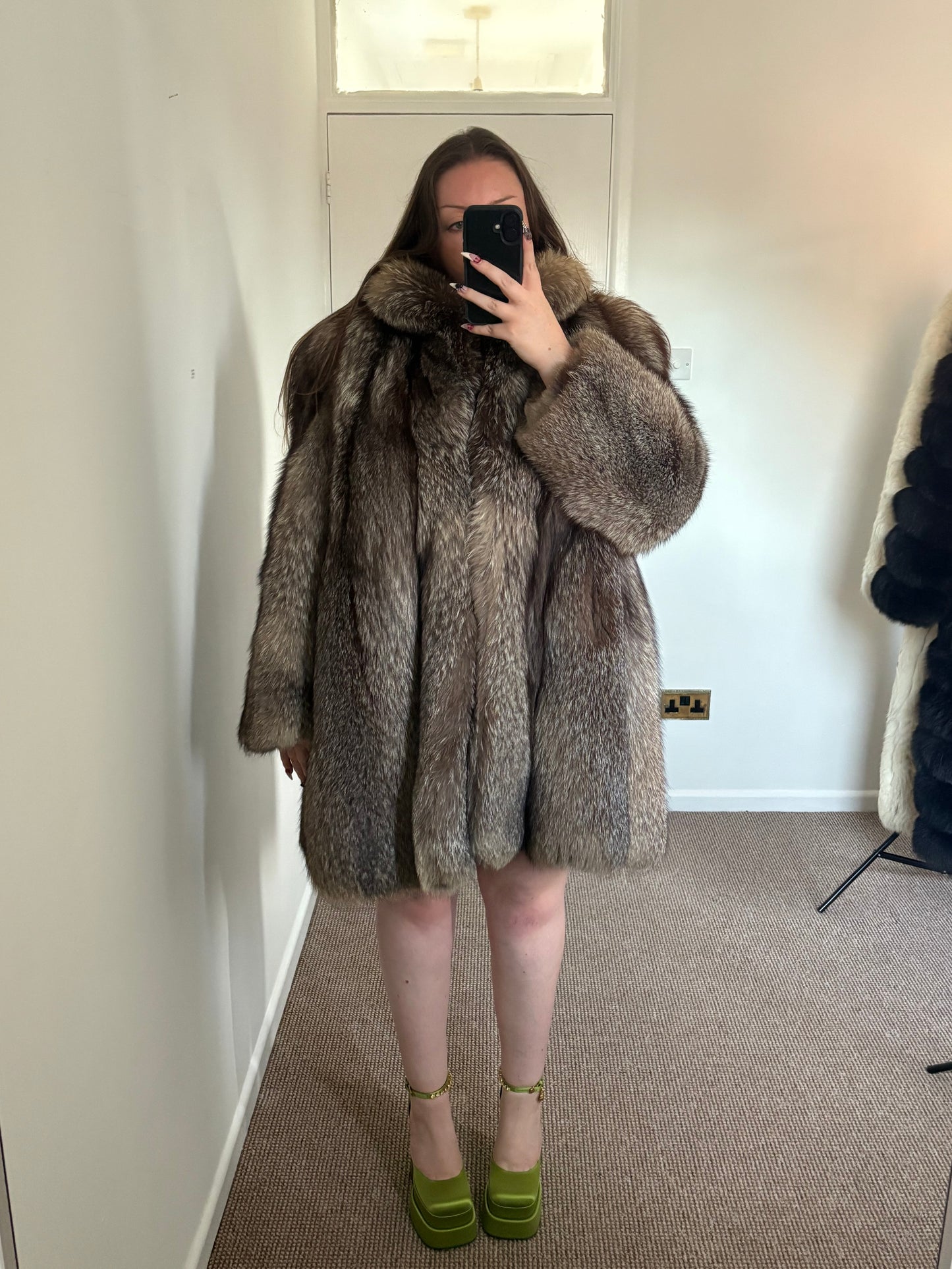 Vintage Fox Fur Coat