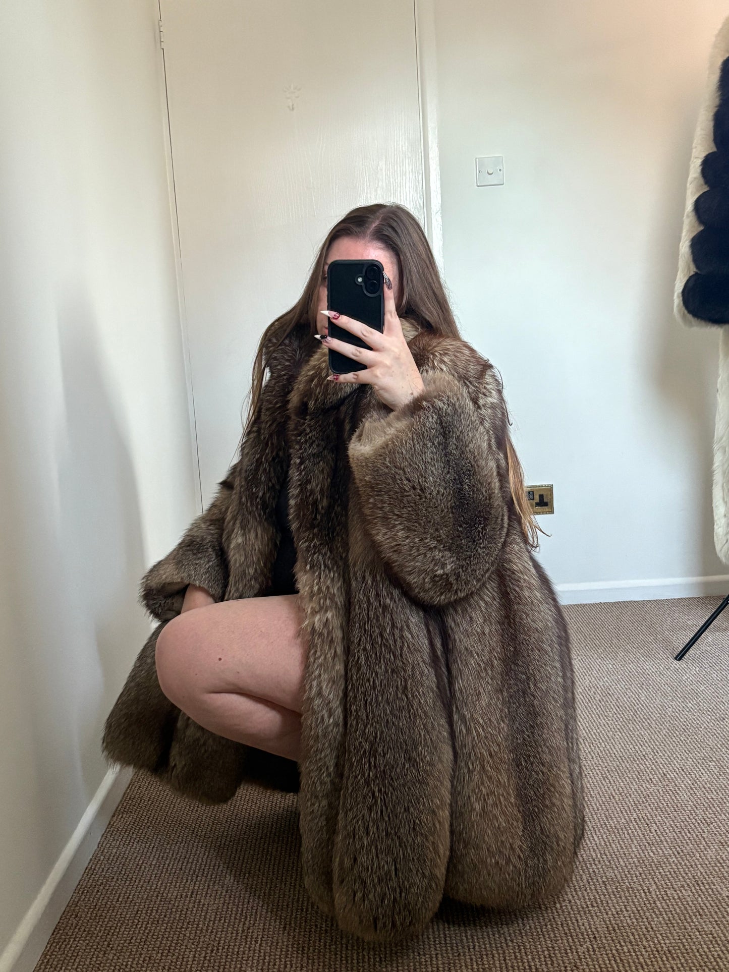 Vintage Fox Fur Coat