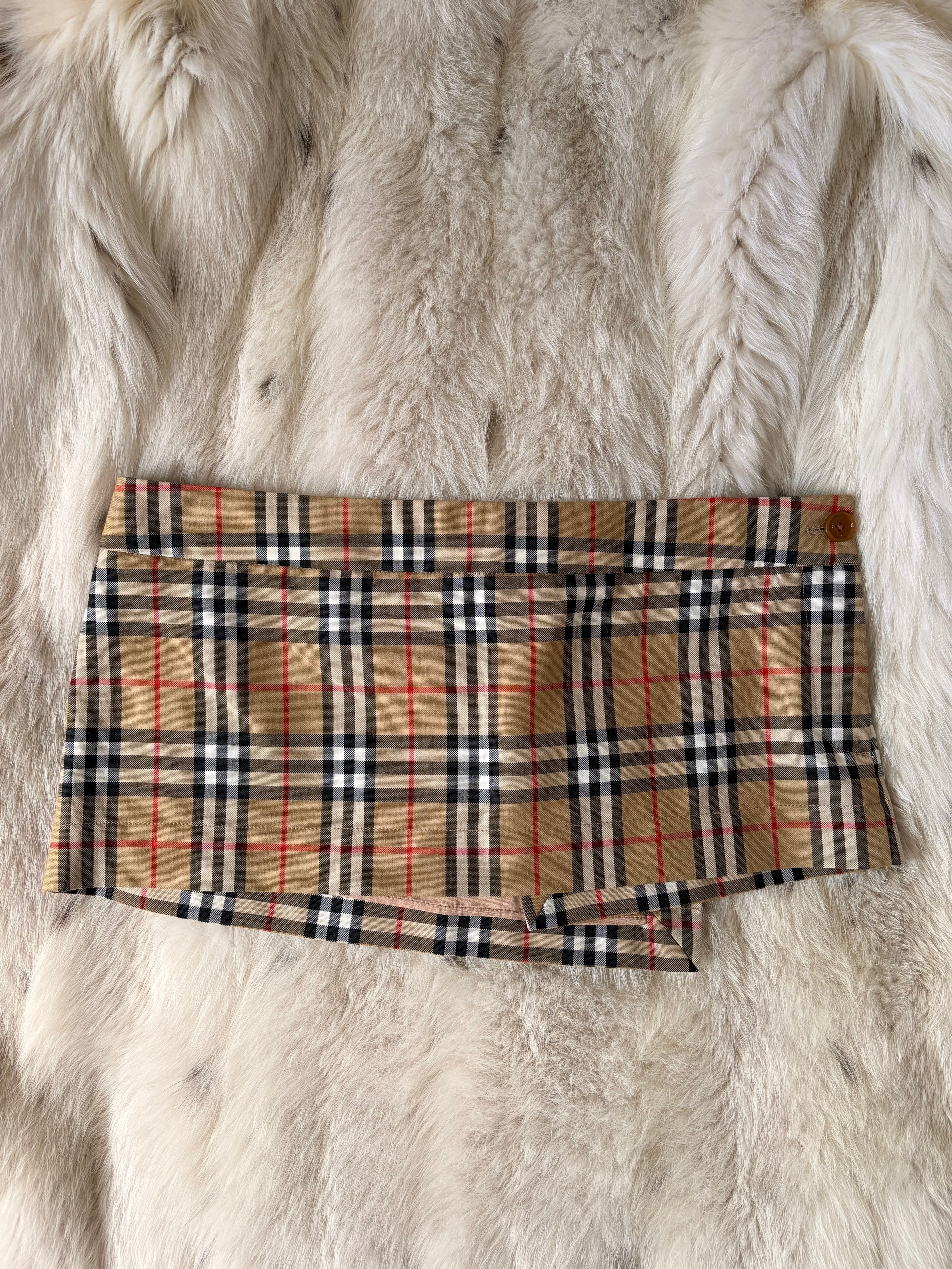 Burberry x Vivienne Westwood micro mini skirt