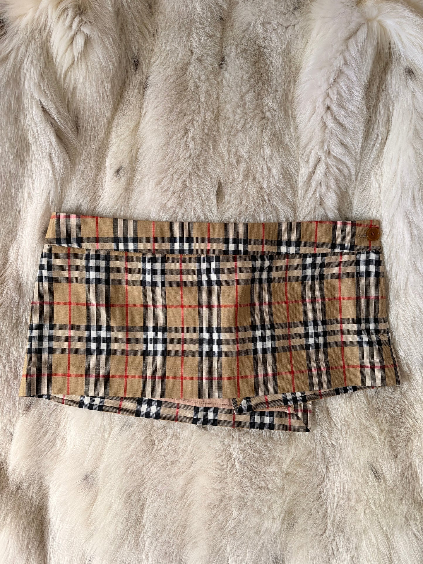Burberry x Vivienne Westwood micro mini skirt