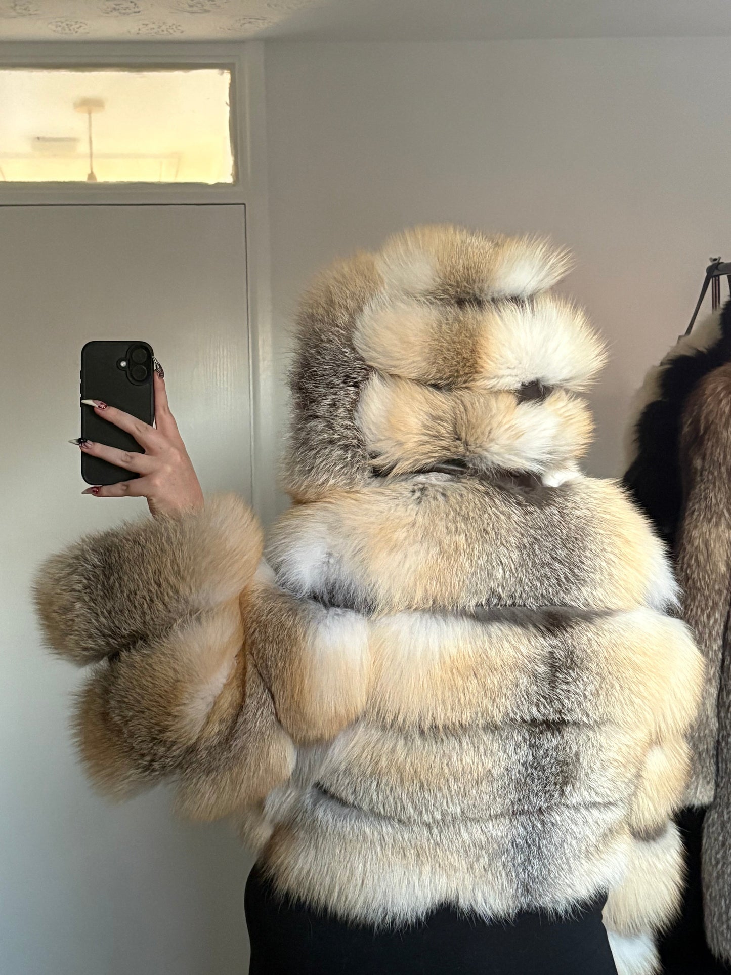 Vintage Fox Fur Bomber