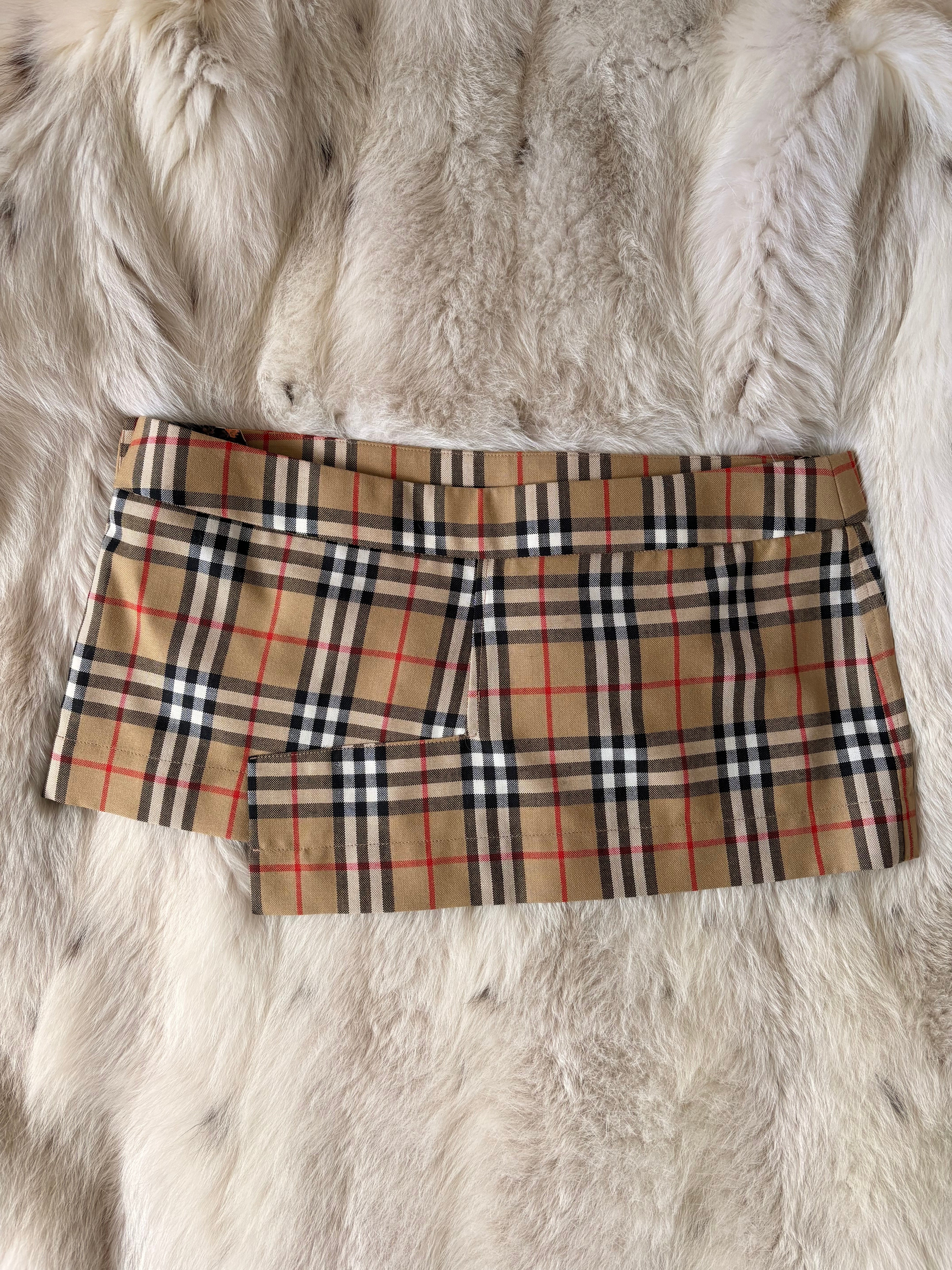 Burberry x Vivienne Westwood micro mini skirt