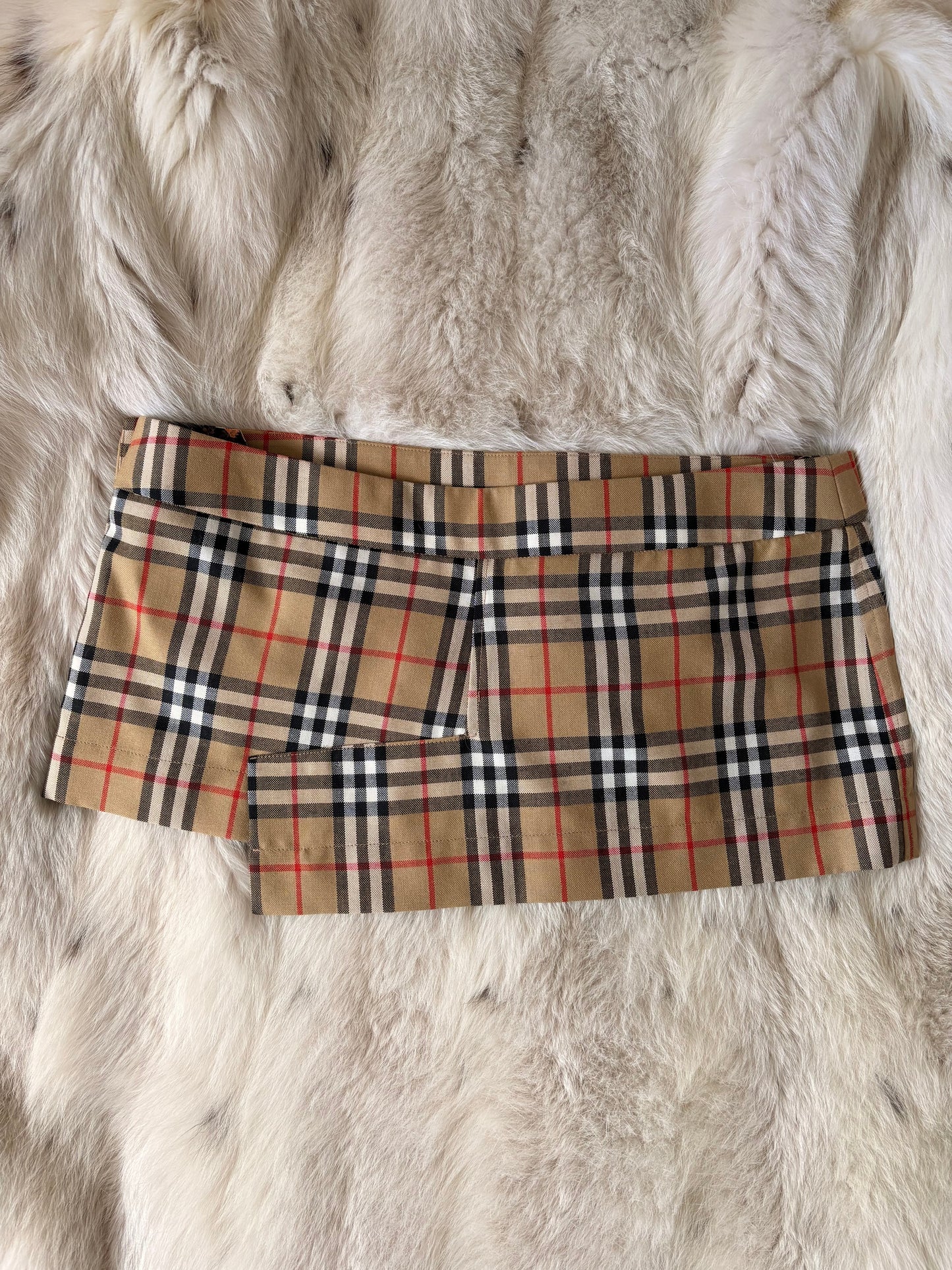 Burberry x Vivienne Westwood micro mini skirt