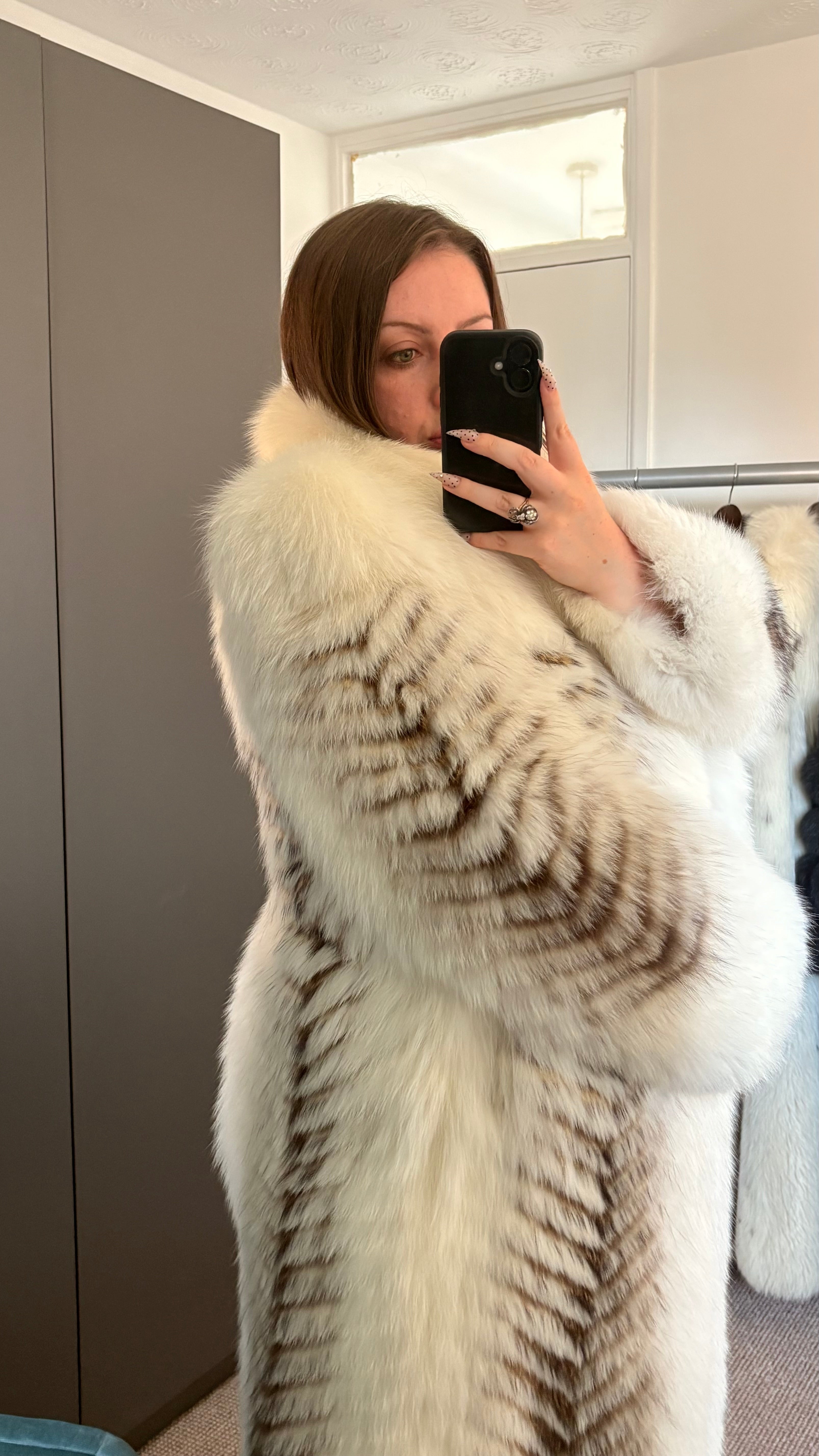 Vintage fox fur coat