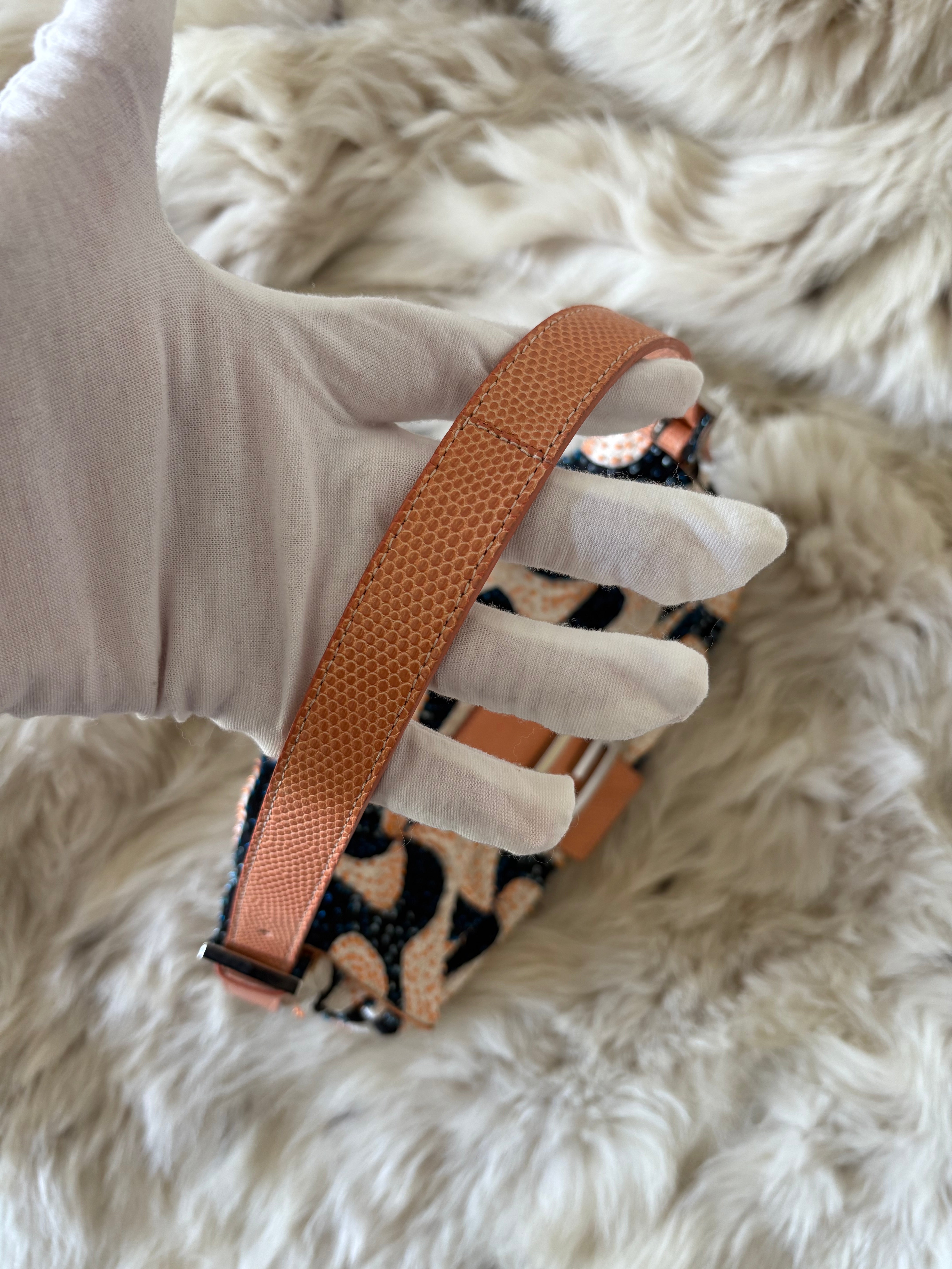 Fendi Baguette Embellished Swirl Pattern