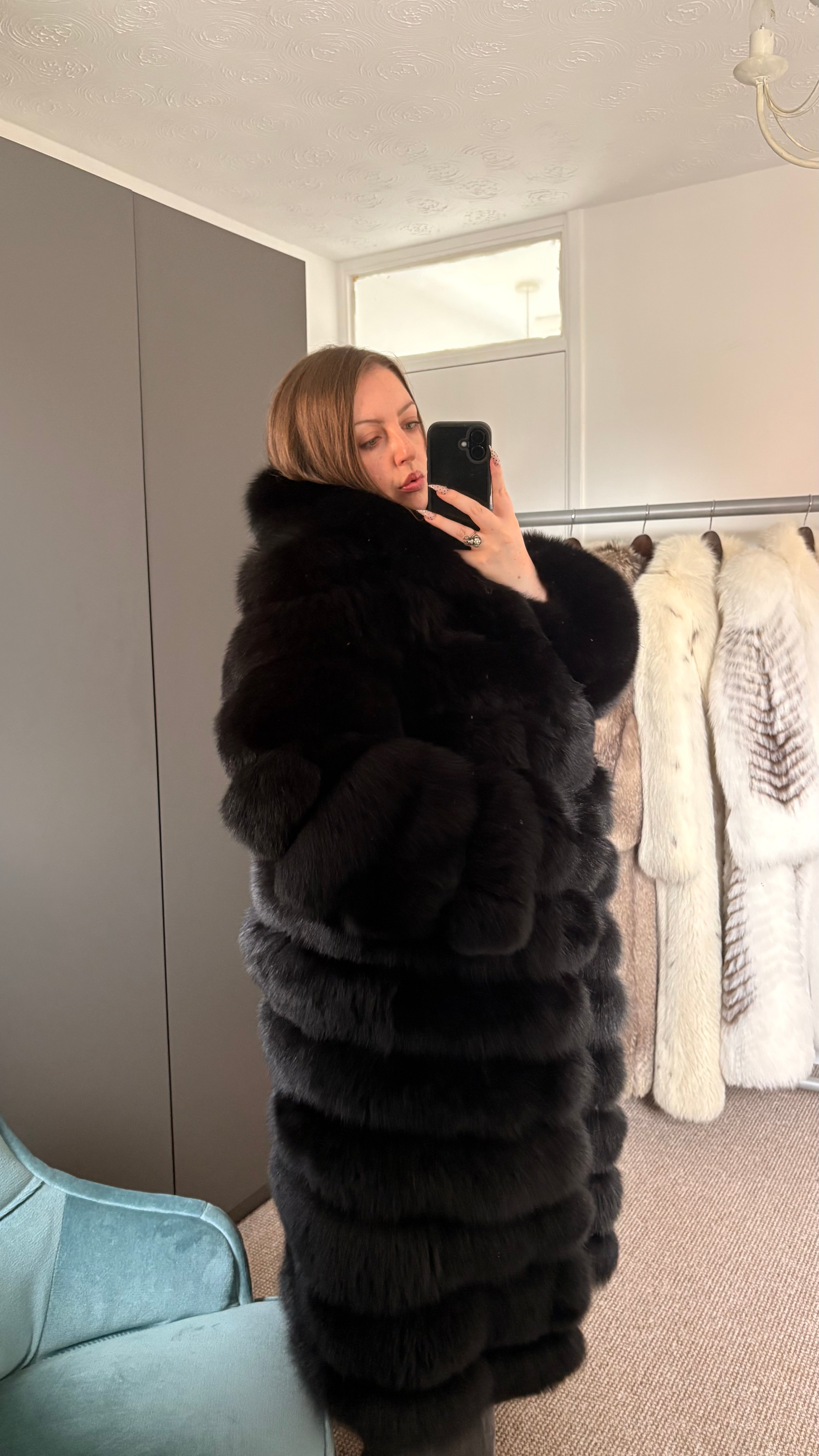 Vintage Fox Fur Coat